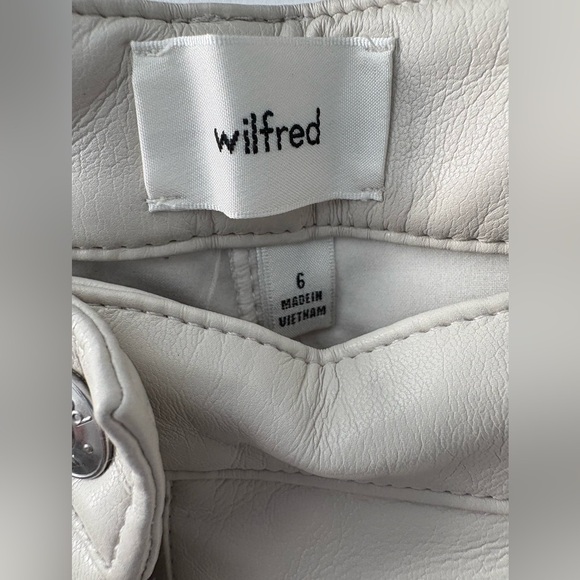 Wilfred - Melina Cream leather pants - Picture 3 of 7